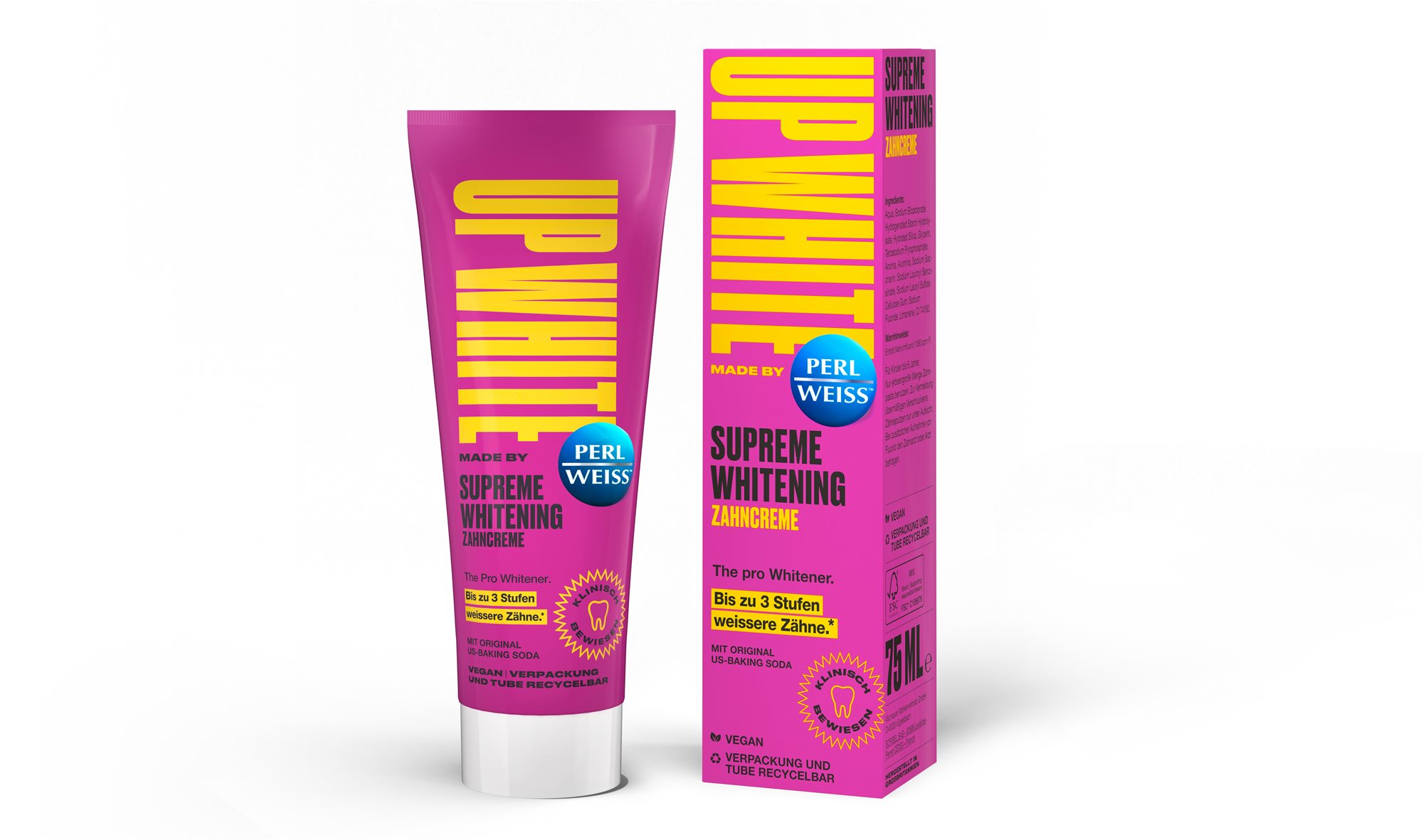 PERL WEISS Up White Supreme Whitening 75 ml Fogkrém