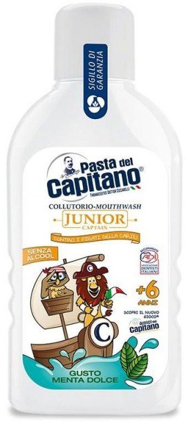 PASTA DEL CAPITANO Junior Soft Mint 400 ml Szájvíz