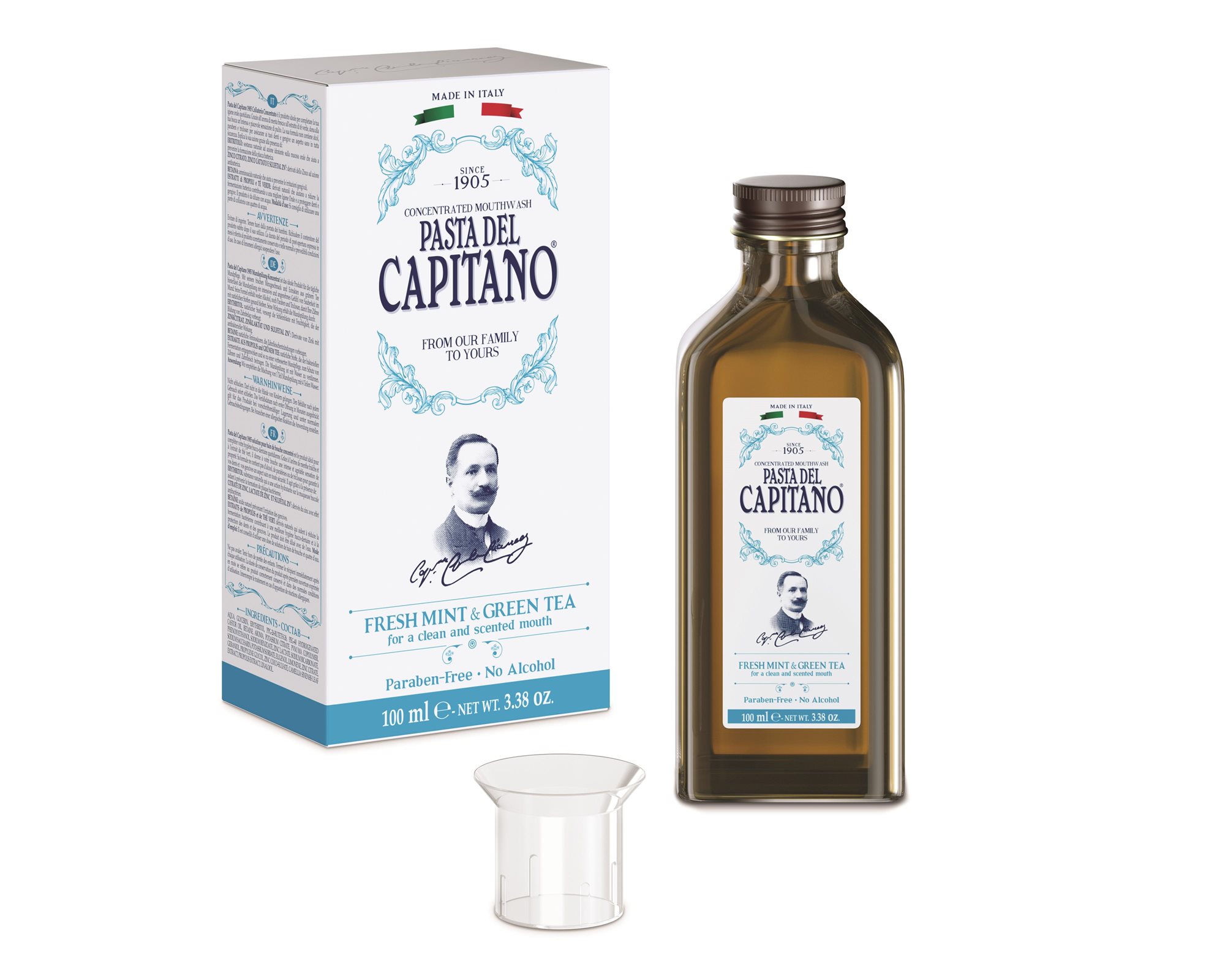 PASTA DEL CAPITANO 1905 Concentrato Green Tea 100 ml Szájvíz