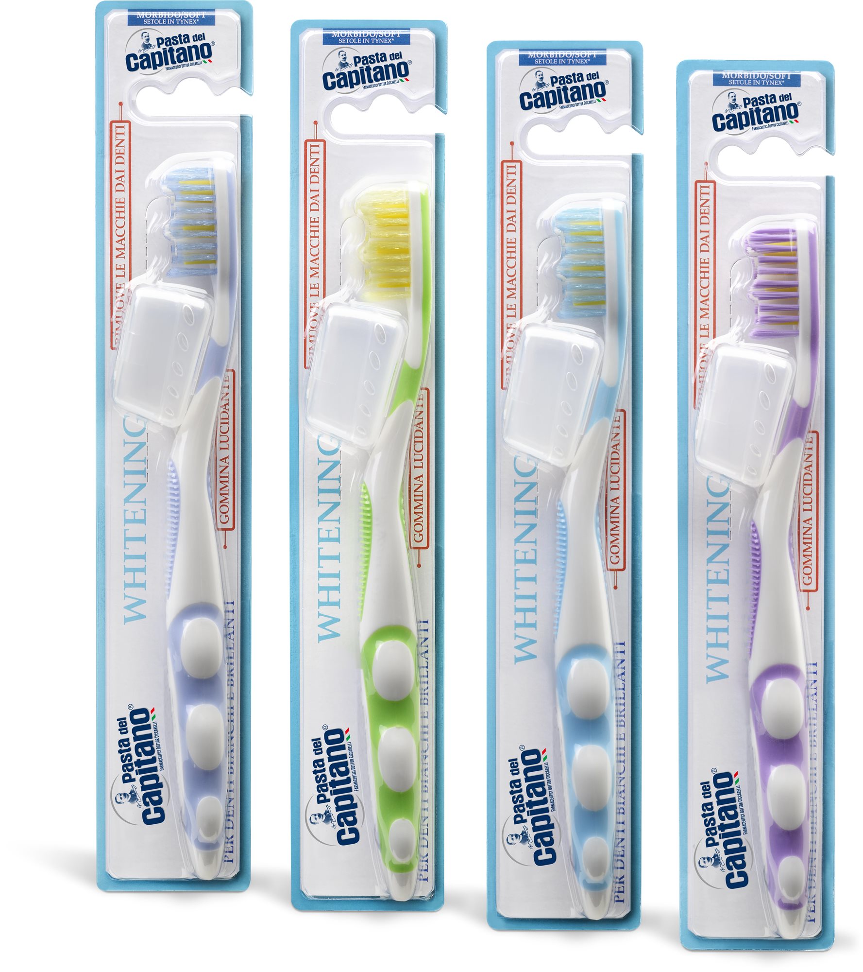 PASTA DEL CAPITANO Spazzolino Whitening Soft Zubná kefka