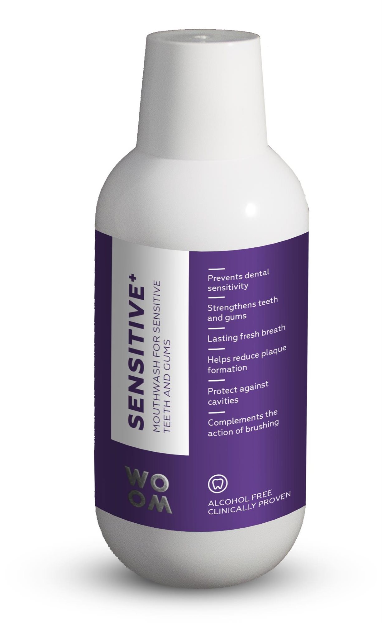 WOOM Sensitive+, 500ml Szájvíz