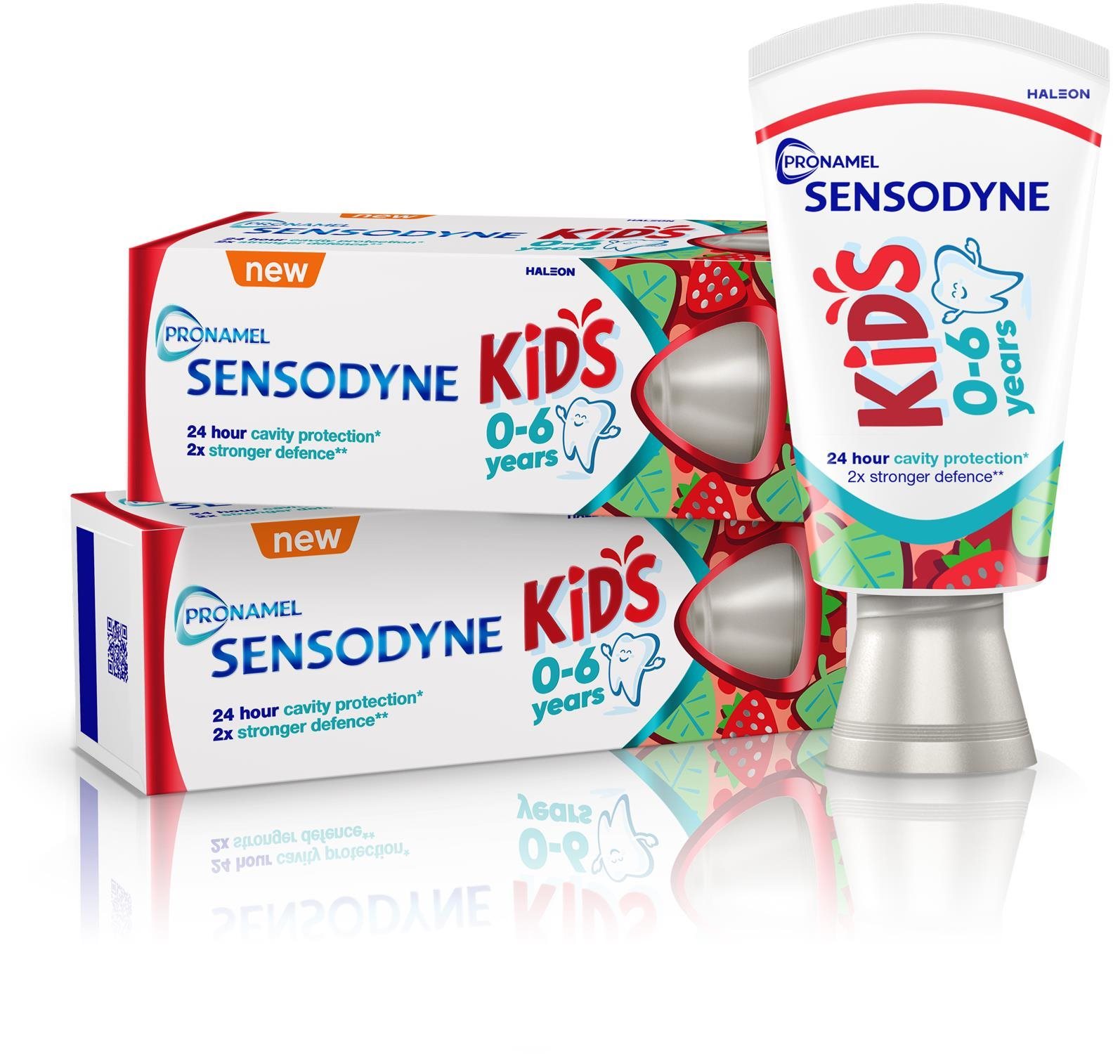 SENSODYNE Kids - 0-6 év, 2 × 50ml Fogkrém