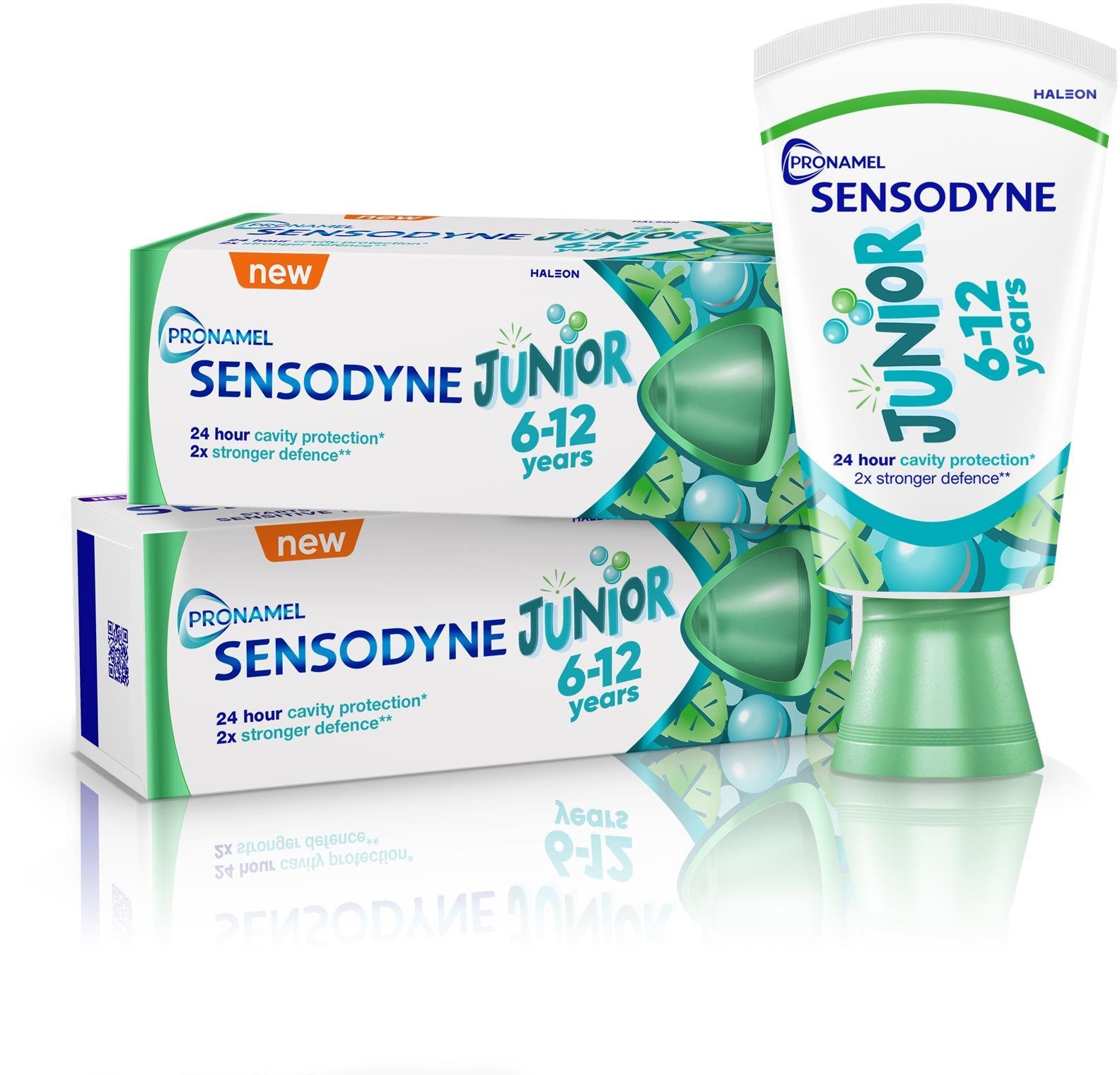 SENSODYNE Junior - 6-12 év, 2 × 50ml Fogkrém