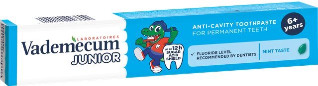 VADEMECUM Junior 6+ Fresh mint 75 ml Zubní pasta