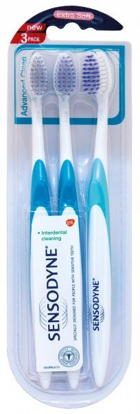 SENSODYNE Advanced Clean Extra Soft Triopack Zubná kefka