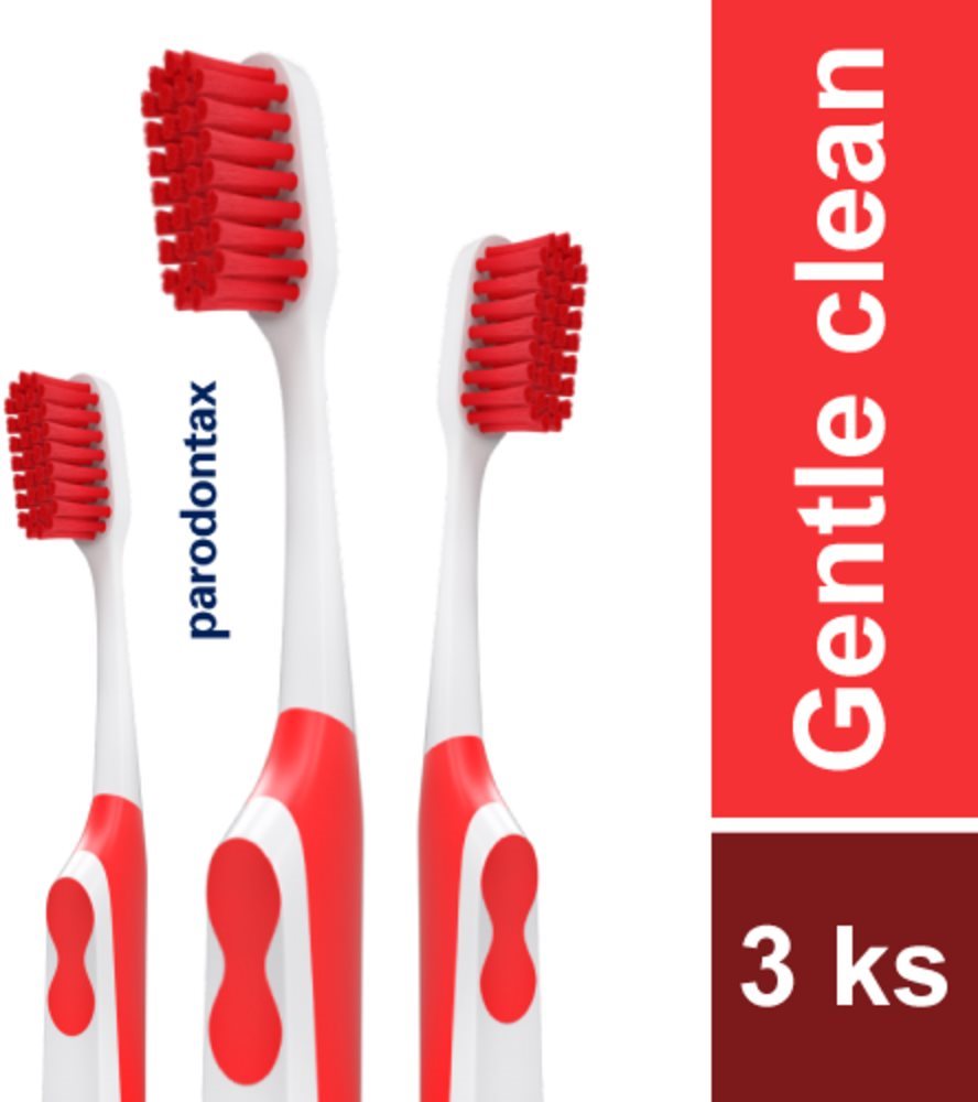 PARODONTAX Gentle Clean Triopack ZK Extra Soft 3 db Fogkefe