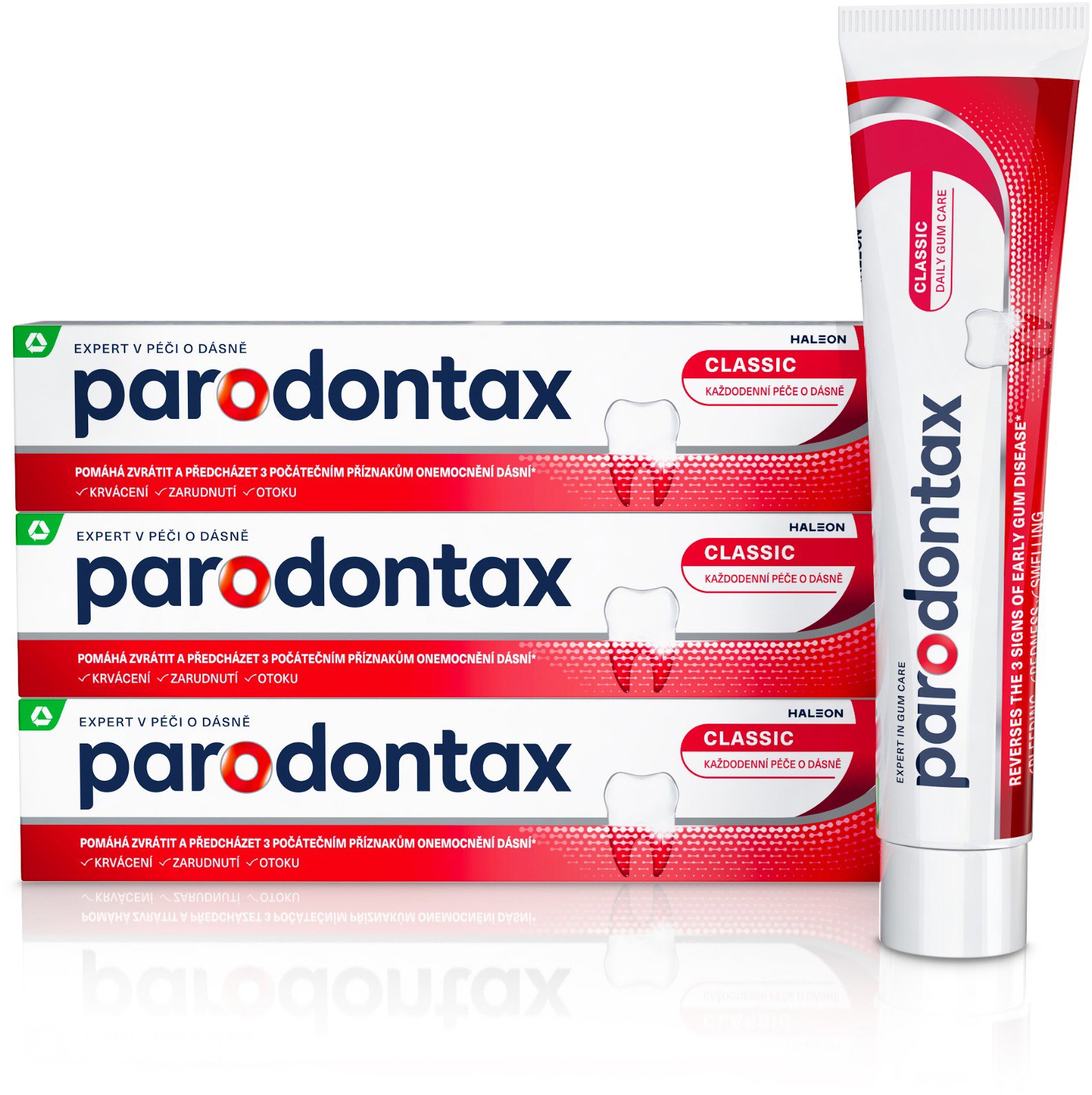 PARODONTAX Classic 3x 75 ml Fogkrém
