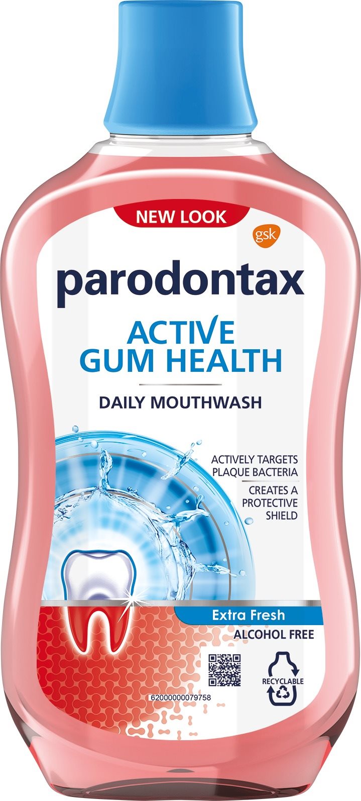 PARODONTAX Daily Gum Care Extra Fresh 500 ml Ústna voda