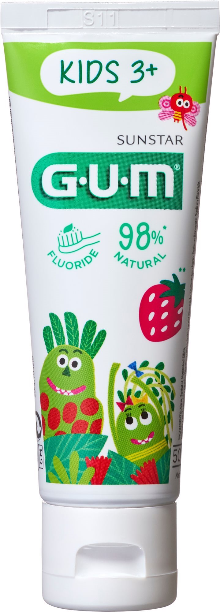 GUM Kids Moster (2 – 6 rokov) 50 ml Zubná pasta