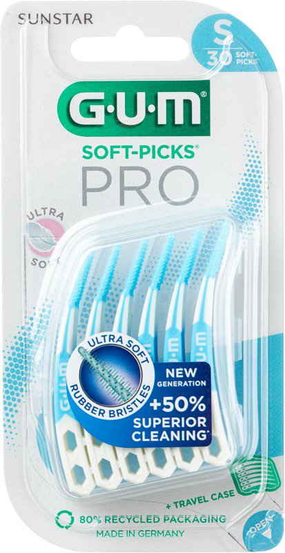 GUM Soft-Picks Advanced Small masážna  30 ks Medzizubná kefka