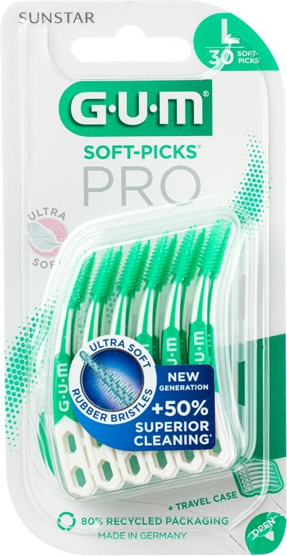 GUM Soft-Picks Advanced Large masážna  30 ks Medzizubná kefka