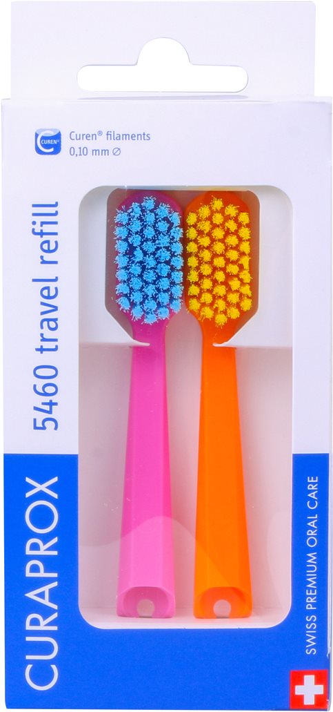 CURAPROX Travel set CS 5460 náhrada, 2 ks Zubná kefka