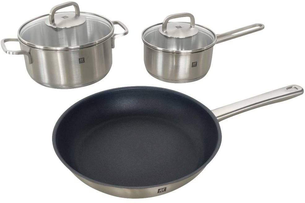 Zwilling Cube Topf- und Pfannenset 3-tlg Topfset