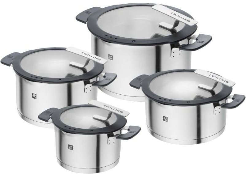Zwilling Simplify Edelstahl-Kochgeschirr-Set, 4-tlg. Topfset