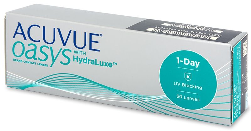 Acuvue Oasys 1 Day with HydraLuxe (30 šošoviek) dioptria: -1.25,...