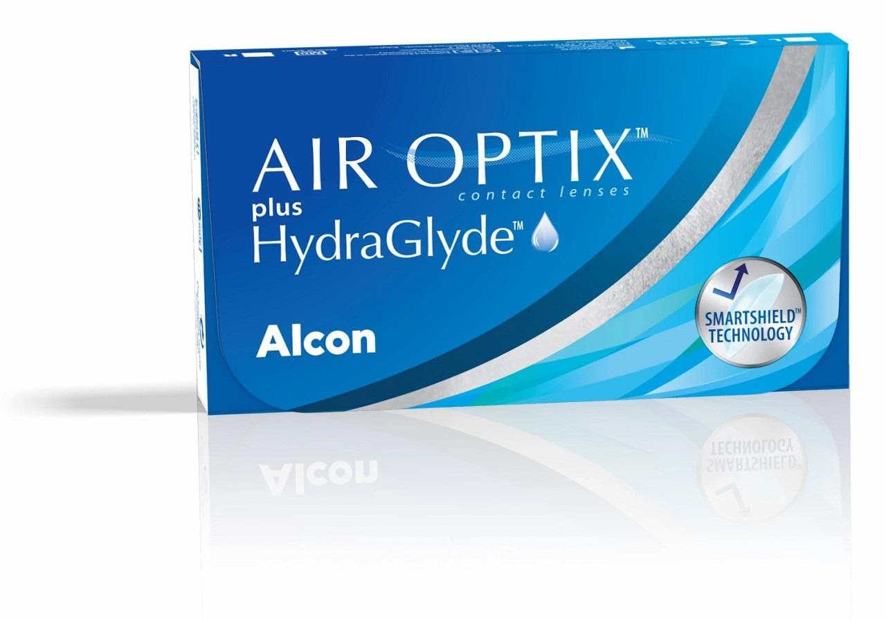 Air Optix Plus Hydraglyde (3 šošovky) dioptrie: +0.50, zakrivenie:...