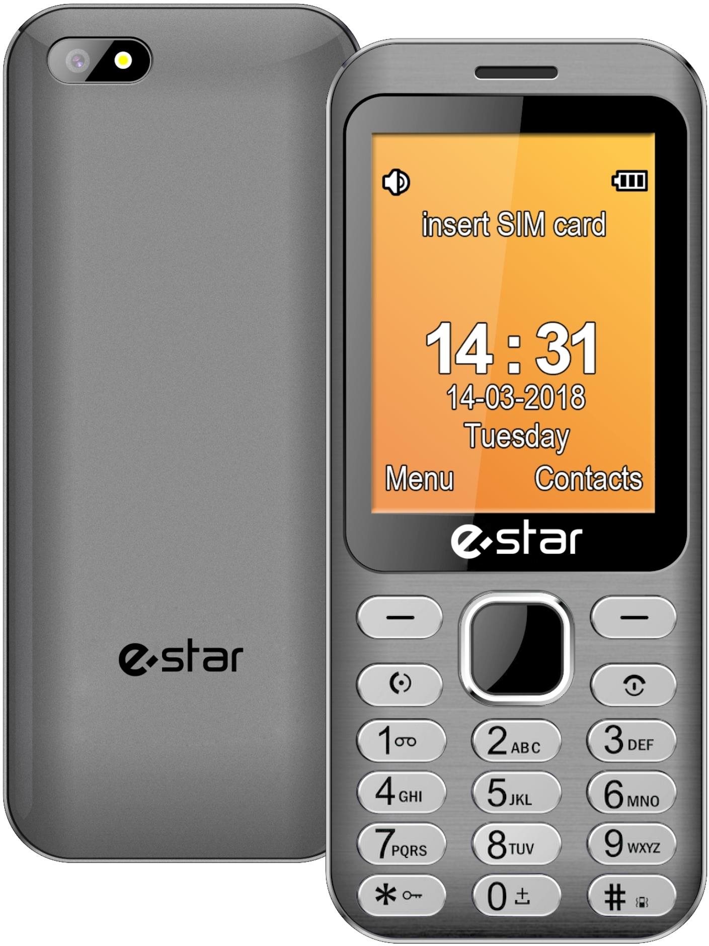 eSTAR X28 sivý Mobilný telefón