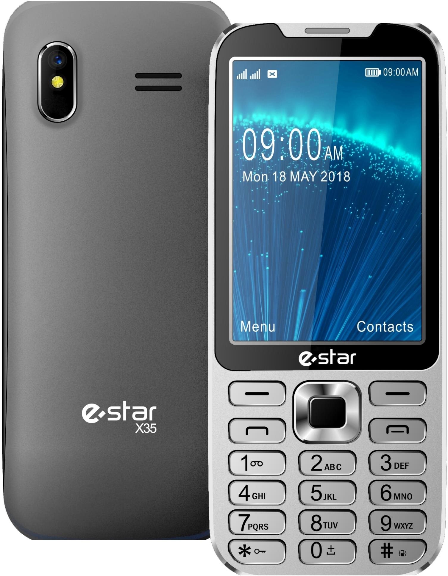 eSTAR X35 strieborný Mobilný telefón