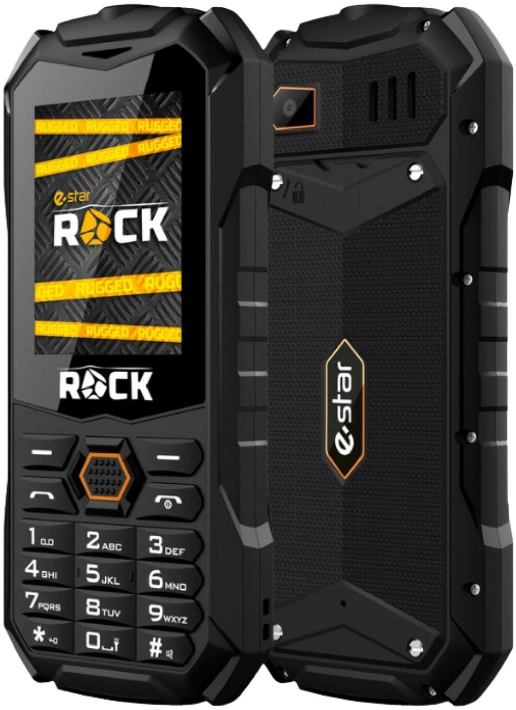 eSTAR ROCK čierny Mobilný telefón