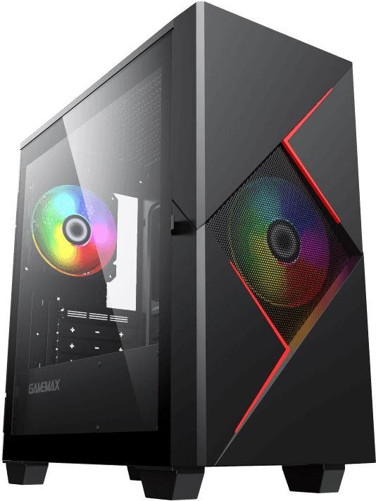 GameMax Cyclops Black/Red Számítógépház
