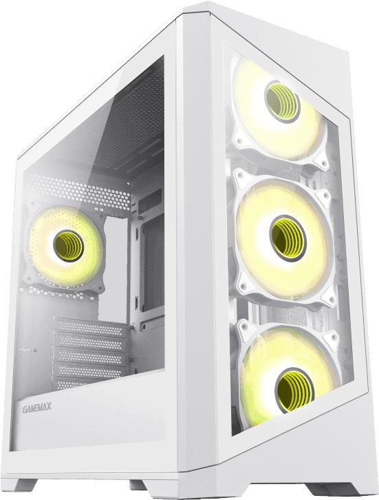 GameMax Destroyer TGW White PC skrinka
