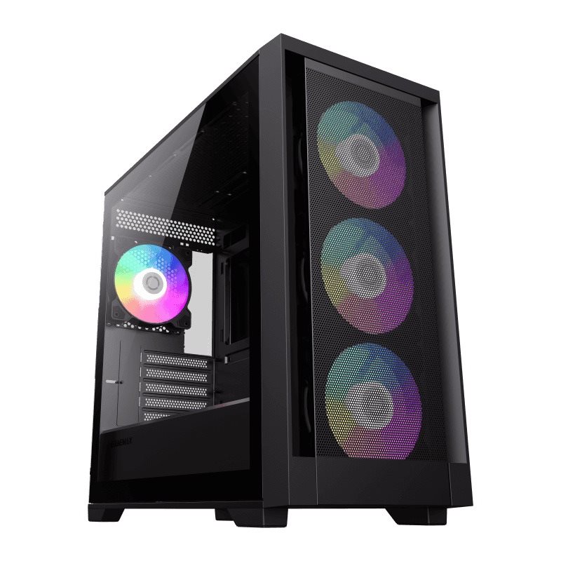 GameMax Defender Mesh Black PC skrinka