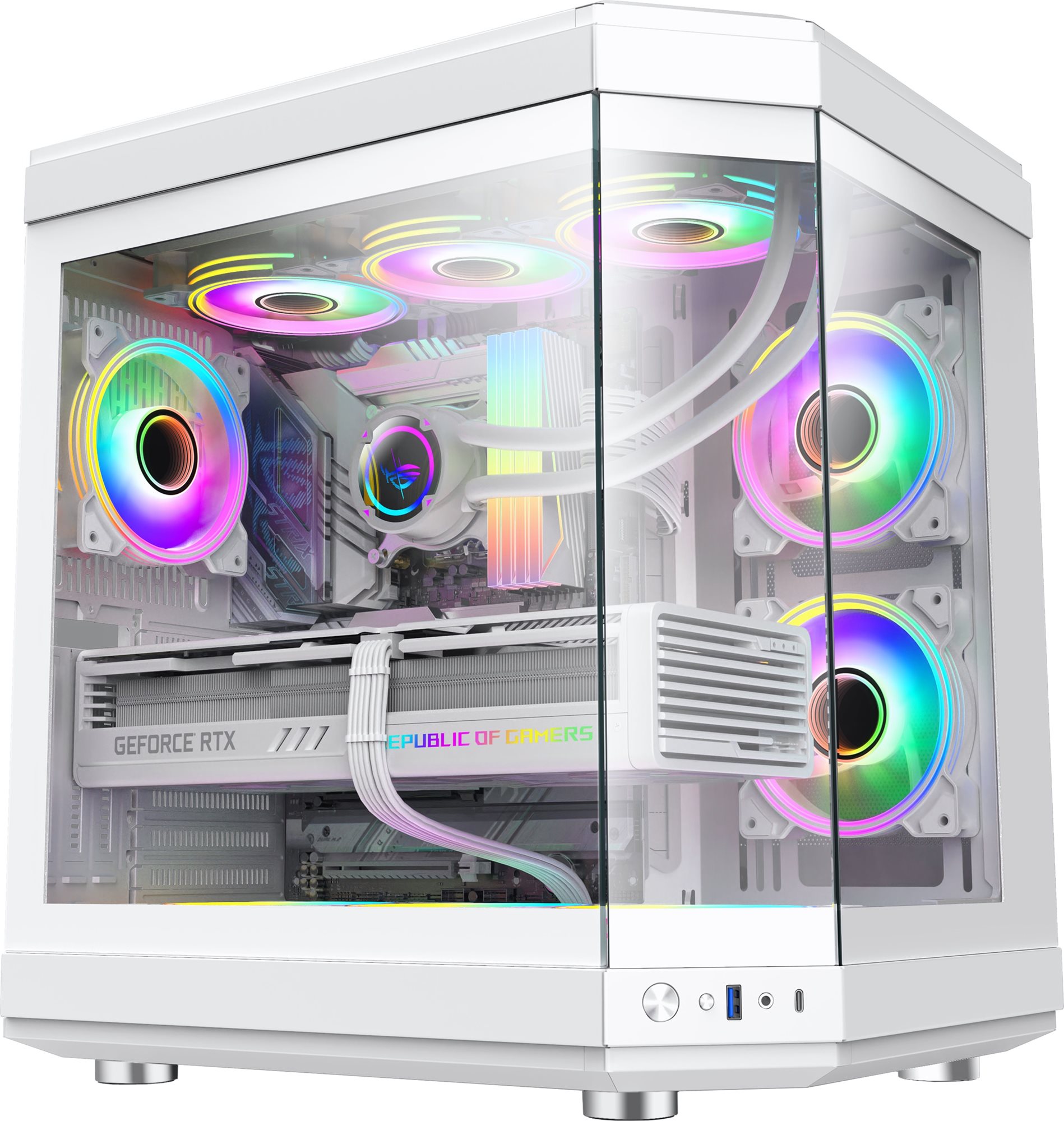 GameMax HYPE White PC-Gehäuse