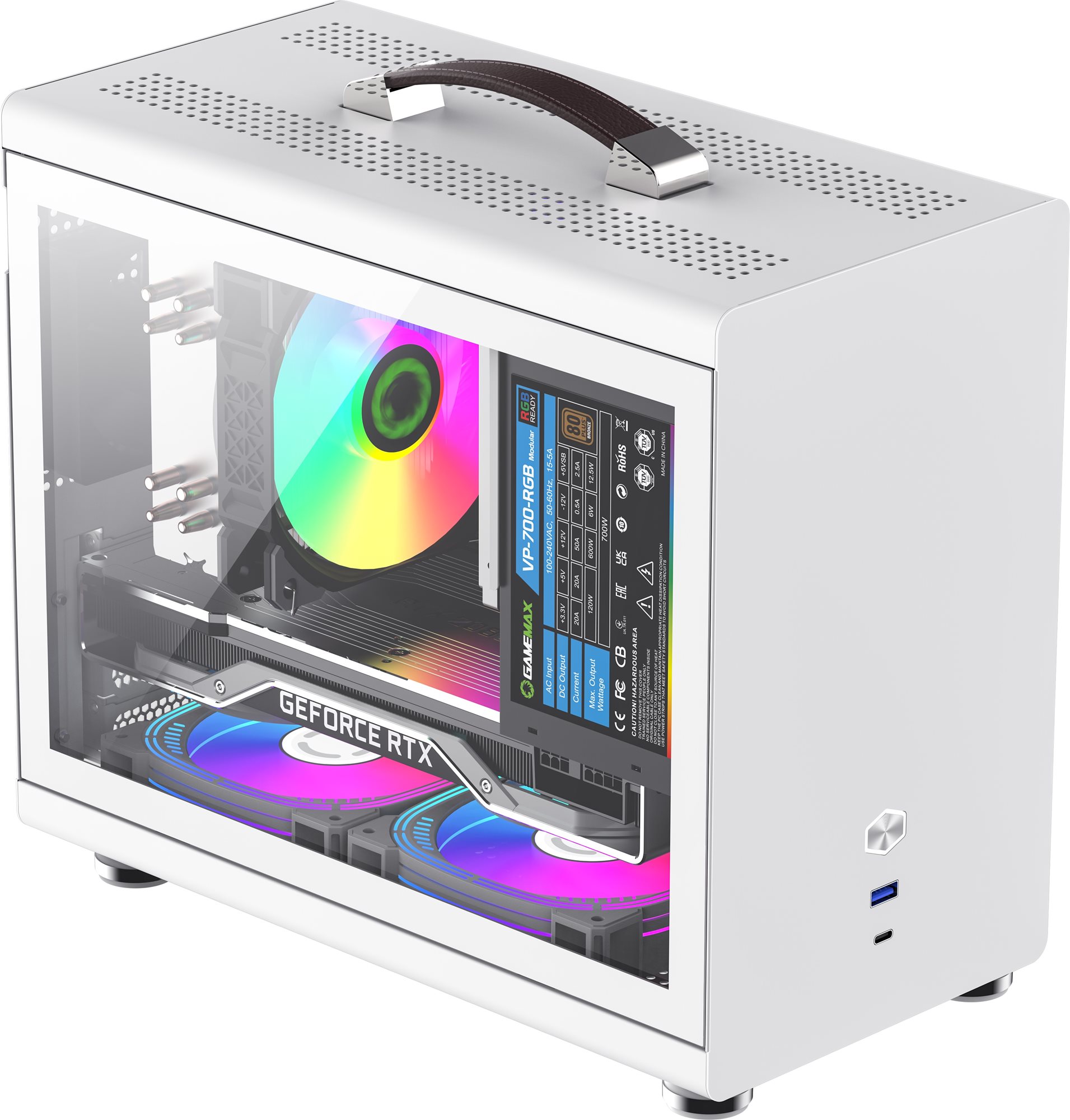 GameMax Spark Mini White PC-Gehäuse