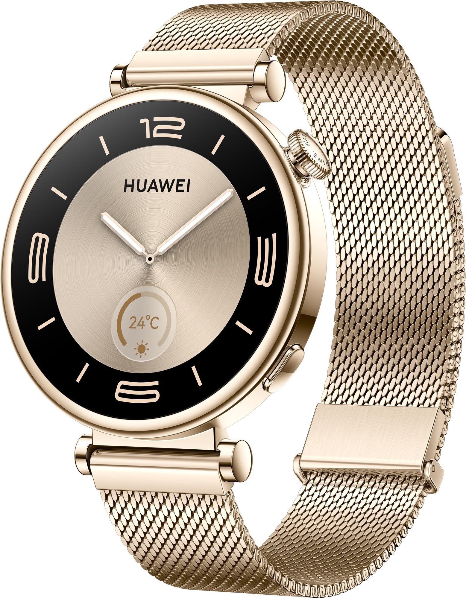 Huawei Watch GT 4 41 mm Gold Milanese Strap Okosóra