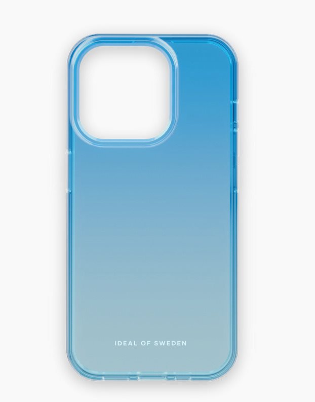 iDeal Of Sweden Clear Case Mid iPhone 15 Pro light blue tok Telefon...