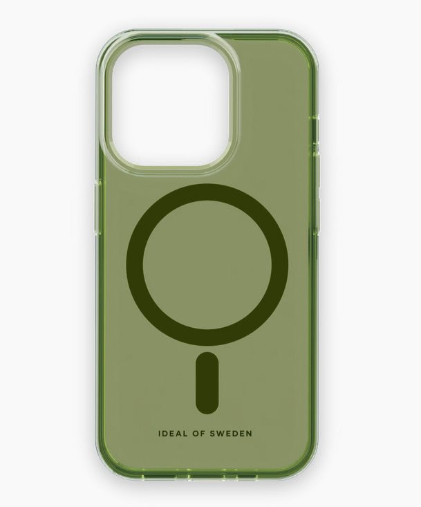 iDeal Of Sweden Clear Case Entry iPhone 15 Pro Magsafe khaki tok...