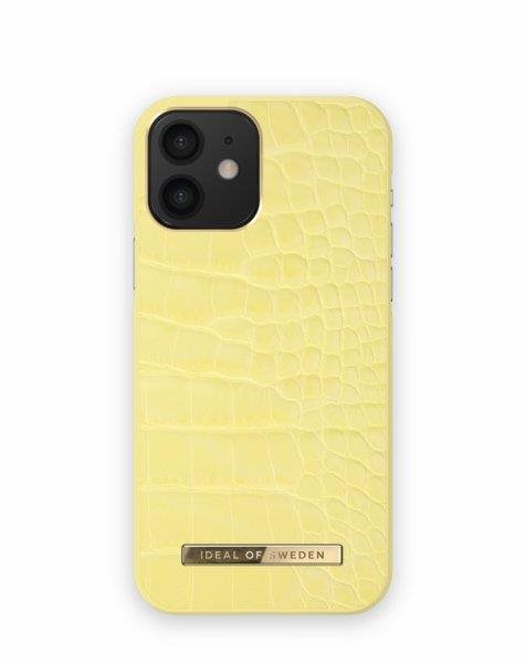 iDeal Of Sweden Atelier pour iPhone 12/12 Pro lemon crocoo Coque de...