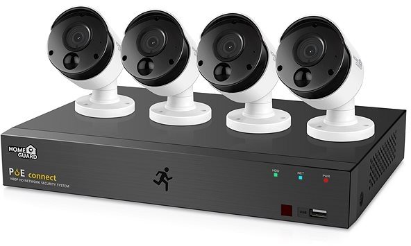 iGET HOMEGUARD HGNVK85304 + 4× FHD1080p Kamerový systém