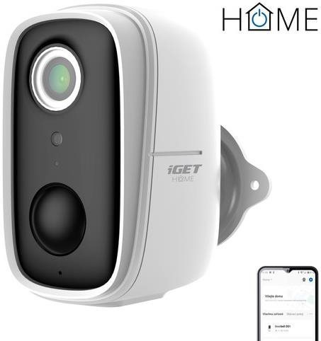 iGET HOME Camera CS9 Battery - elemes FullHD IP kamera...