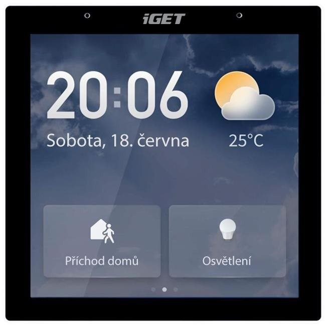 iGET HOME Gateway GW6 - Bedienfeld mit 4" HD LCD Touch Panel +...
