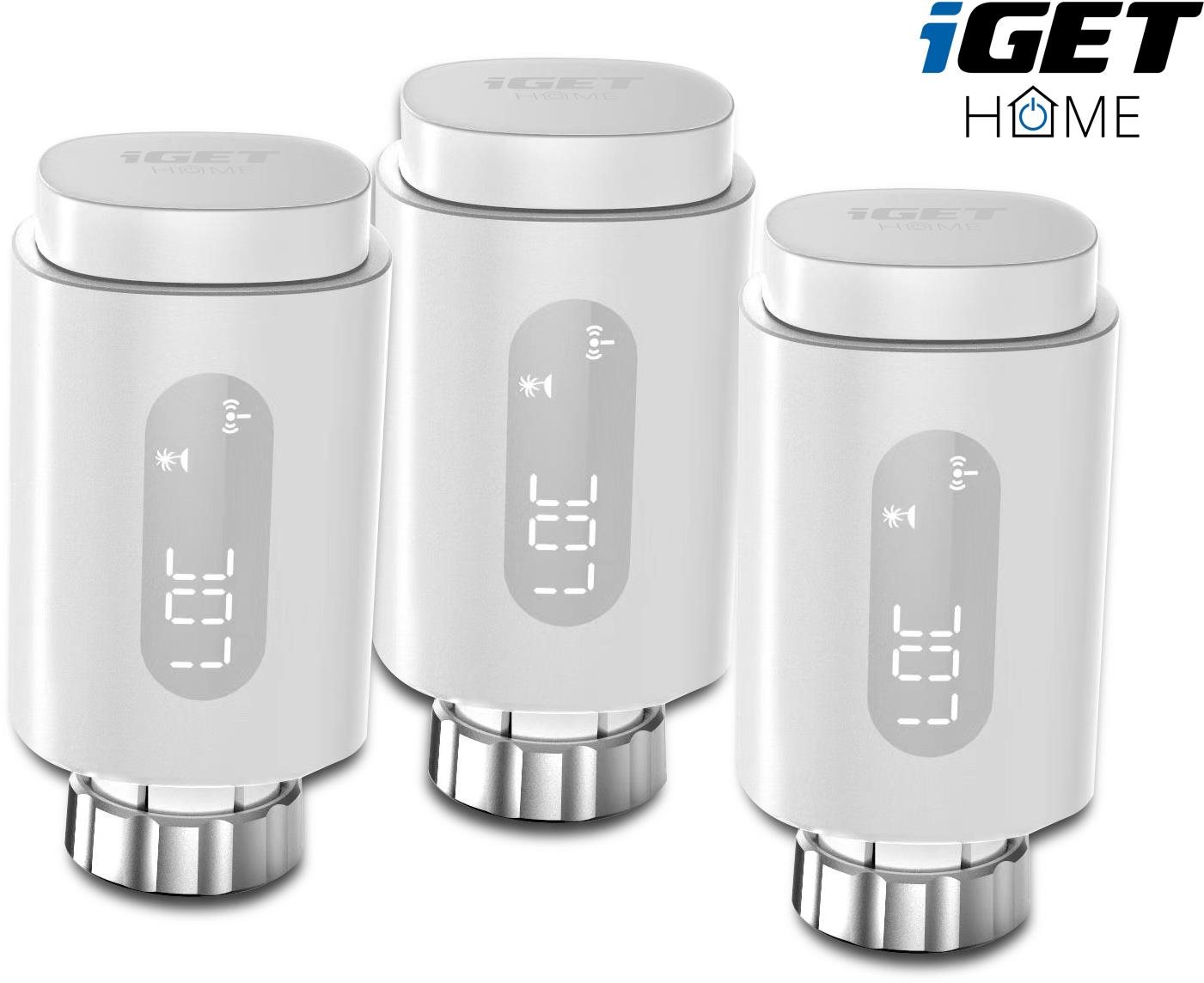 iGET HOME TS10 Expansion kit (3x TS10 Thermostat Radiator Valve)...