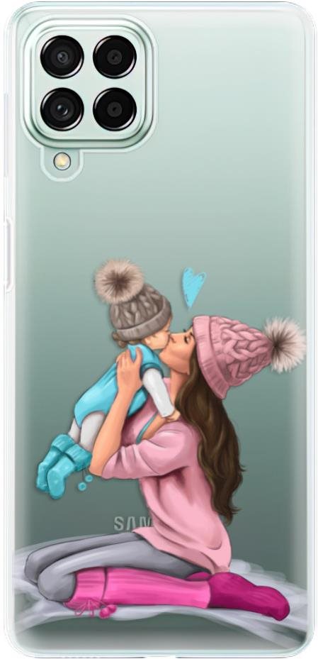 iSaprio Kissing Mom Brunette and Boy pre Samsung Galaxy M53 5G Kryt...