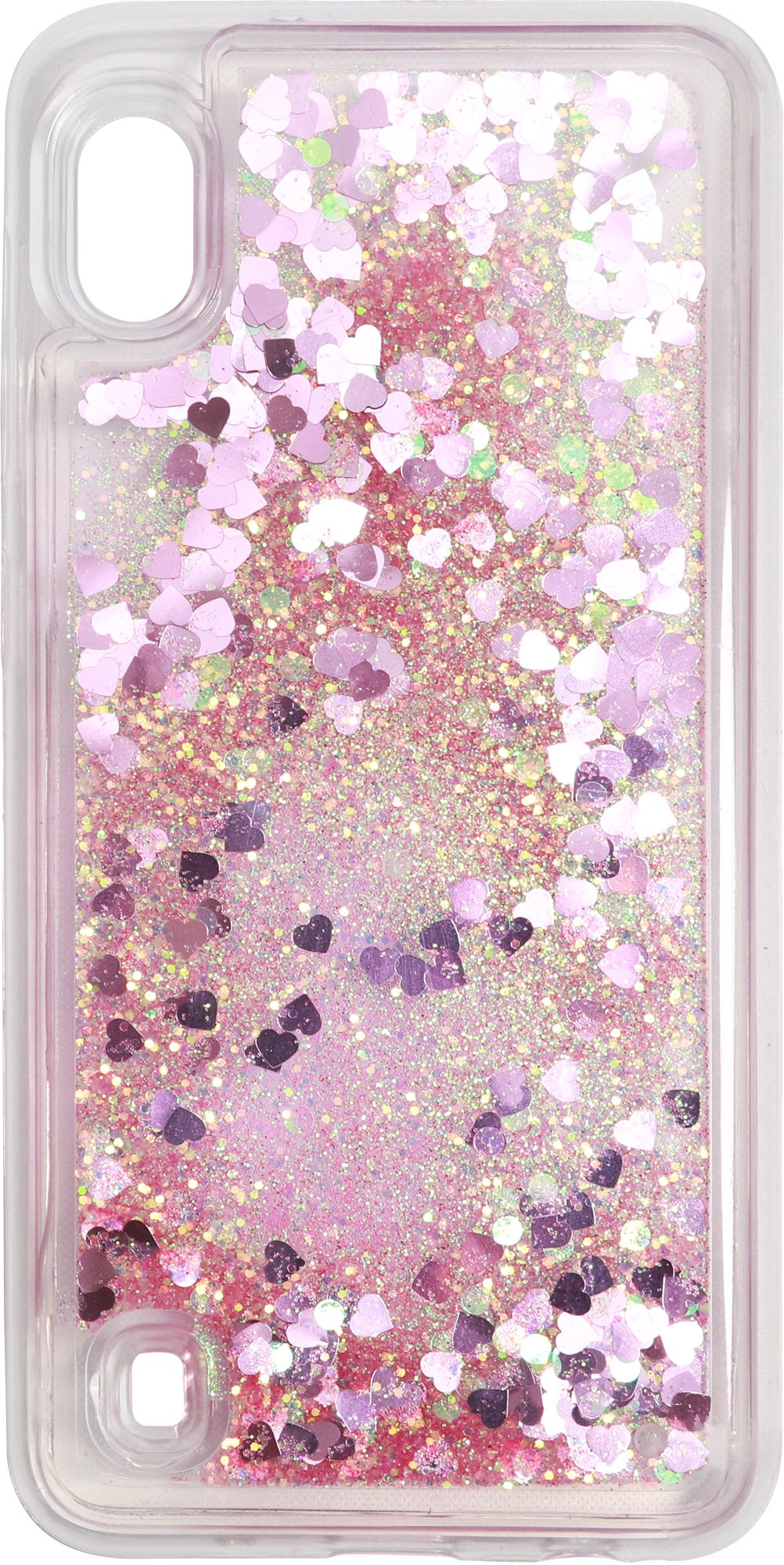 iWill Glitter Liquid Heart Case for Samsung Galaxy A10, Pink Phone...