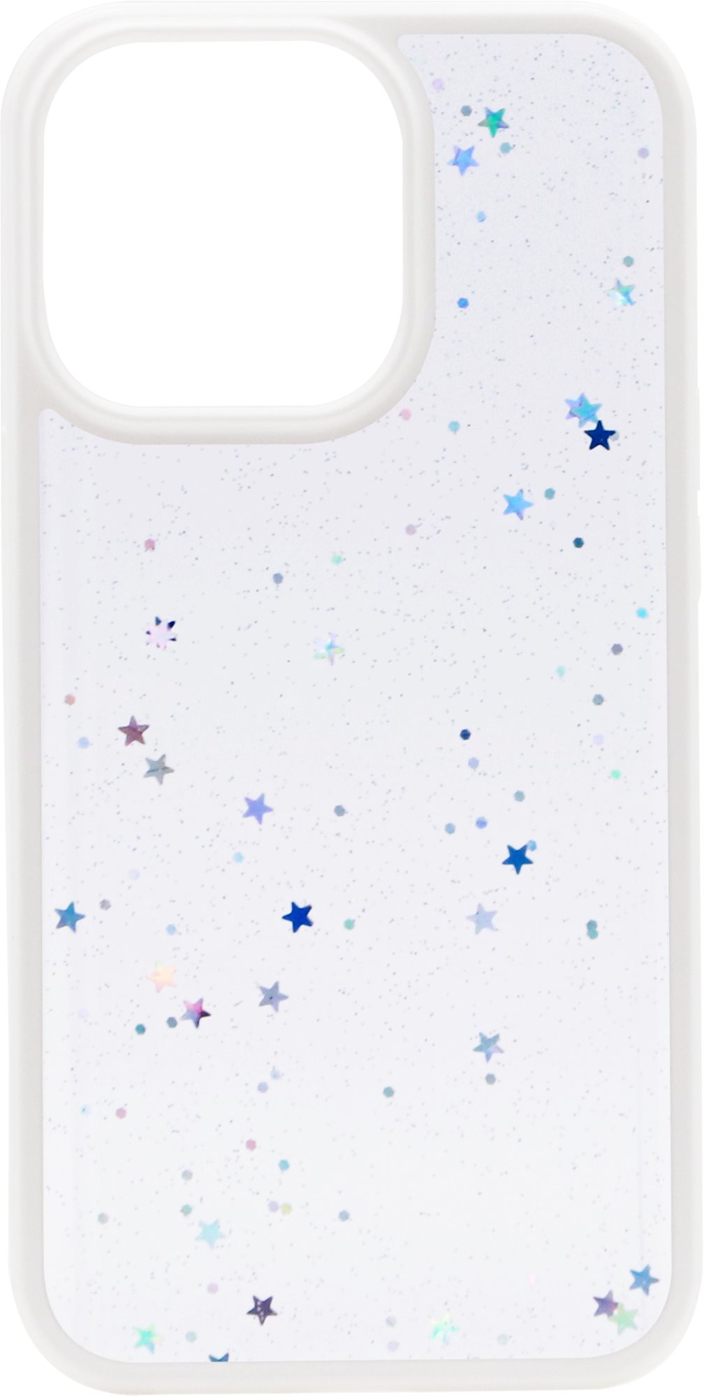 iWill Clear Glitter Star Phone Case pre iPhone 13 Pro White Kryt na...