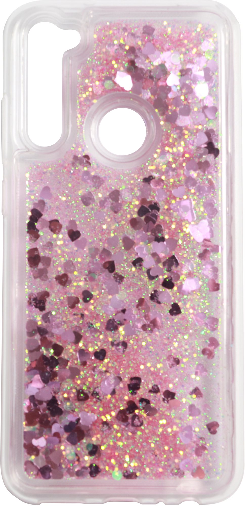 iWill Glitter Liquid Heart Case for Xiaomi Redmi Note 8T, Pink...