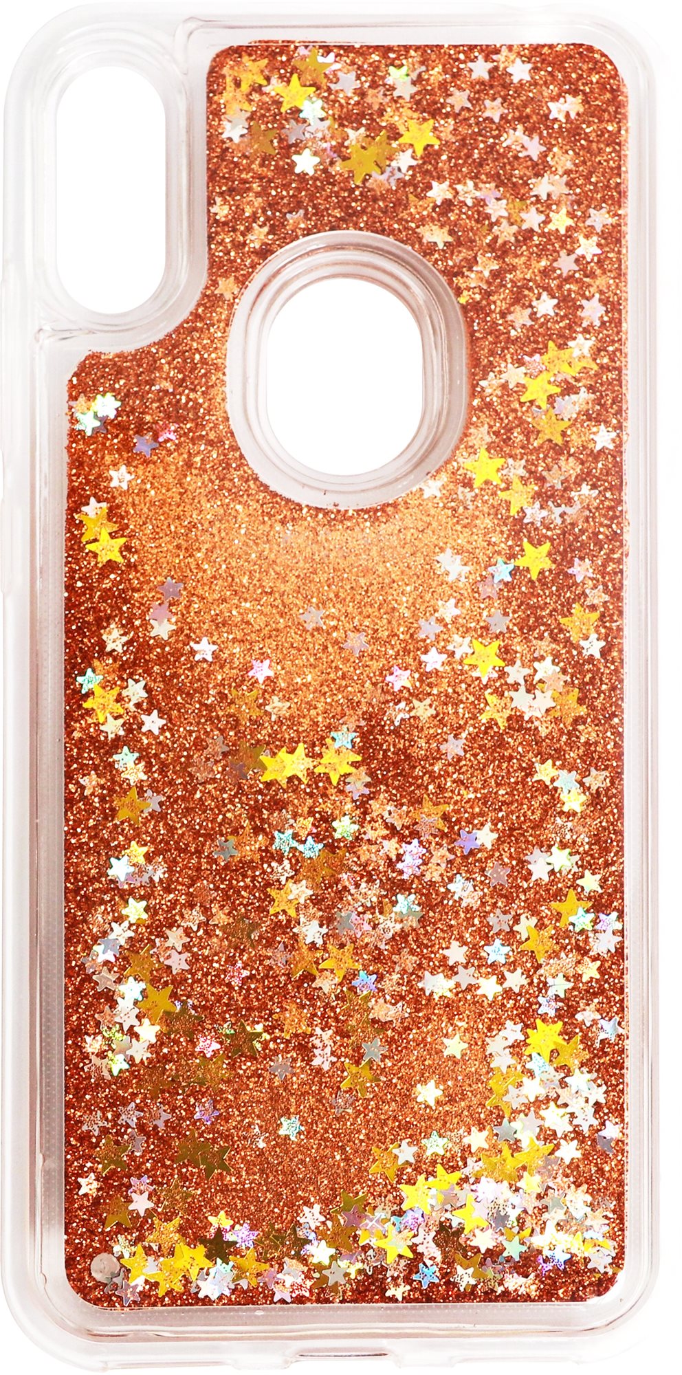 iWill Glitter Liquid Star Case for Honor 8A/Huawei Y6s, Rose Gold...
