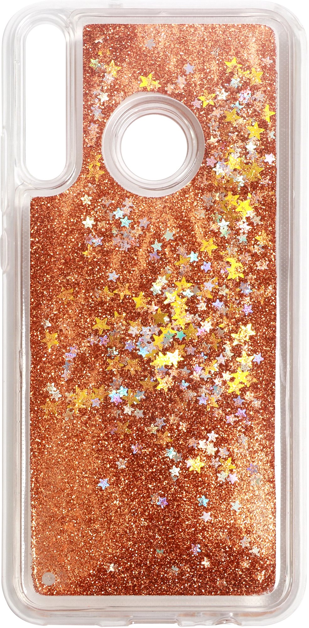 iWill Glitter Liquid Star Case for Huawei P40 Lite E, Rose Gold...