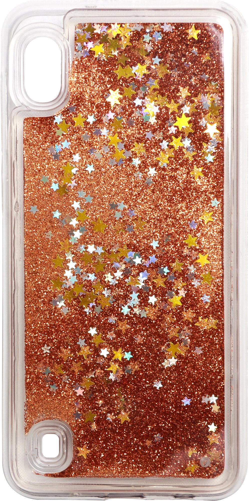 iWill Glitter Liquid Star Case for Samsung Galaxy A10, Rose Gold...