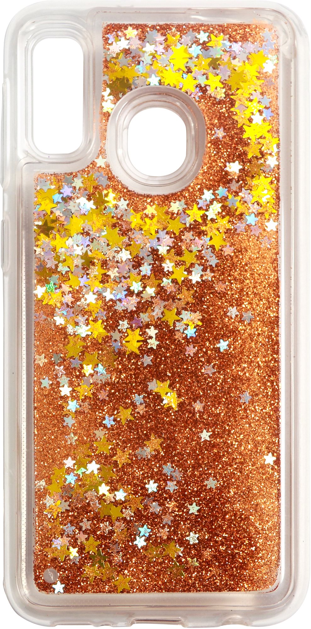 iWill Glitter Liquid Star Case for Samsung Galaxy A20e, Rose Gold...