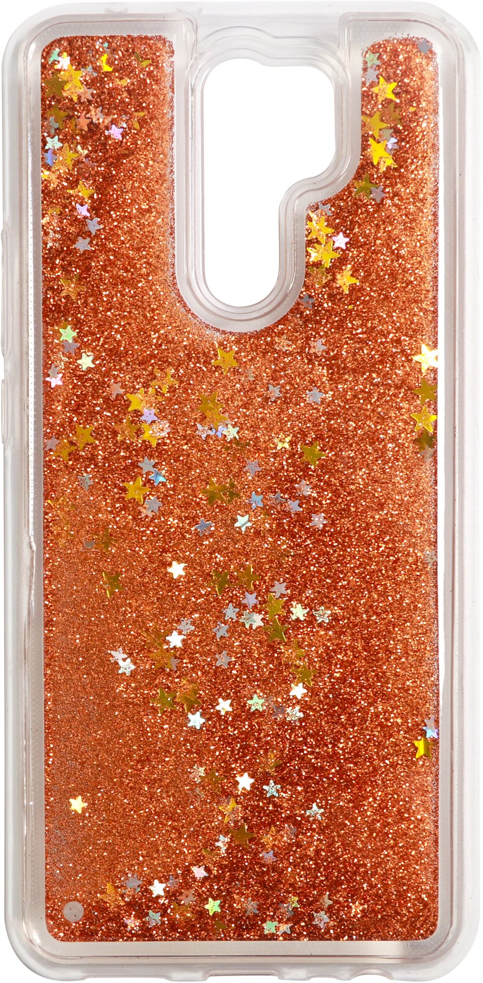 iWill Glitter Liquid Star Case for Xiaomi Redmi 9, Rose Gold Phone...