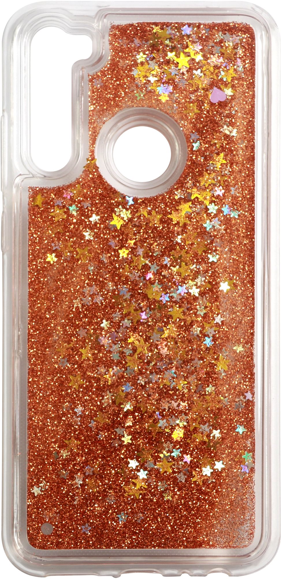 iWill Glitter Liquid Star Case for Xiaomi Redmi Note 8T, Rose Gold...
