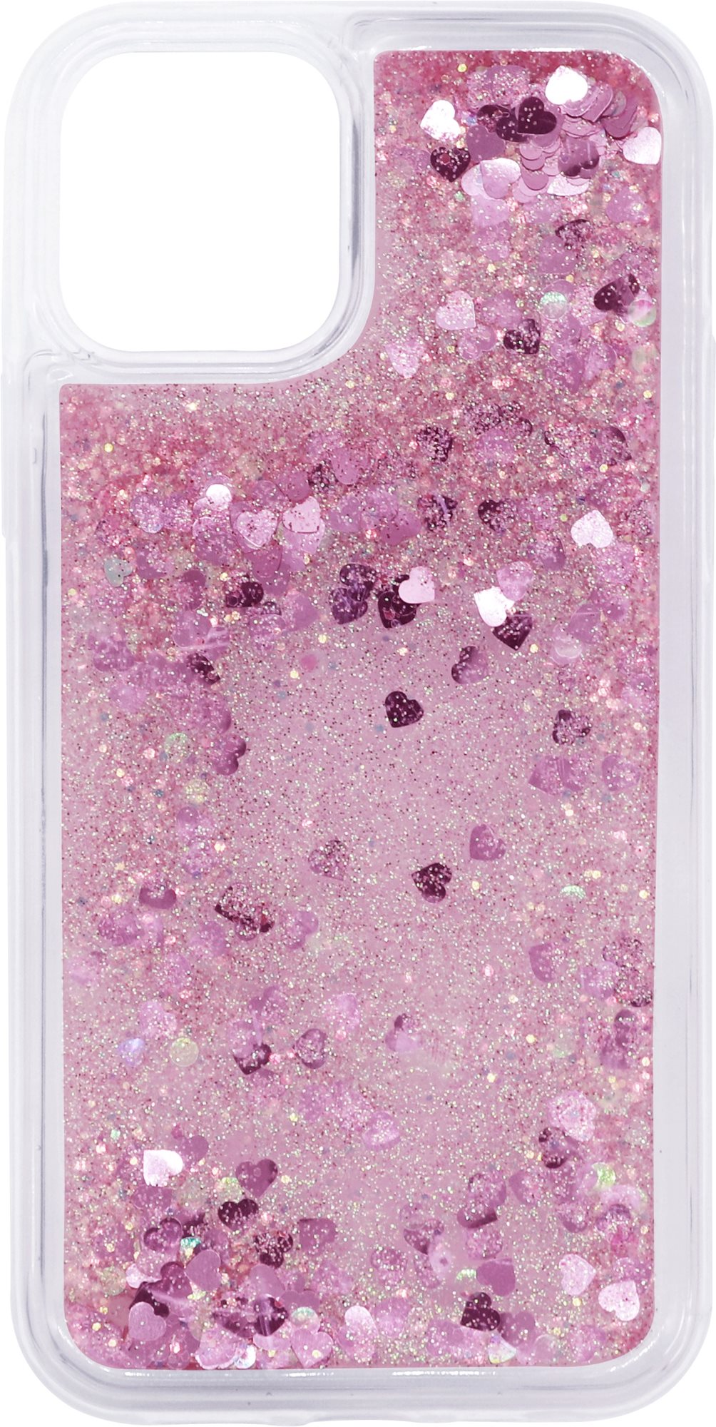 iWill Glitter Liquid Heart Case for Apple iPhone 12 Mini Phone Cover