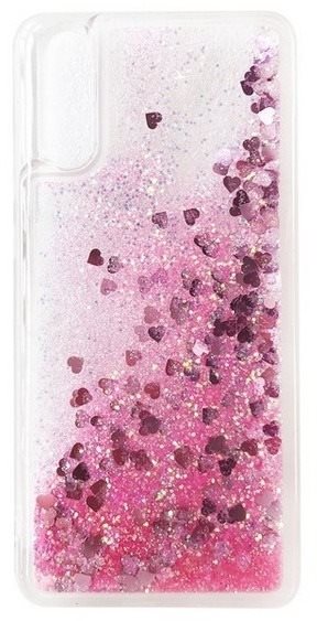 iWill Glitter Liquid Heart Case for Huawei P Smart 2021, Pink Phone...