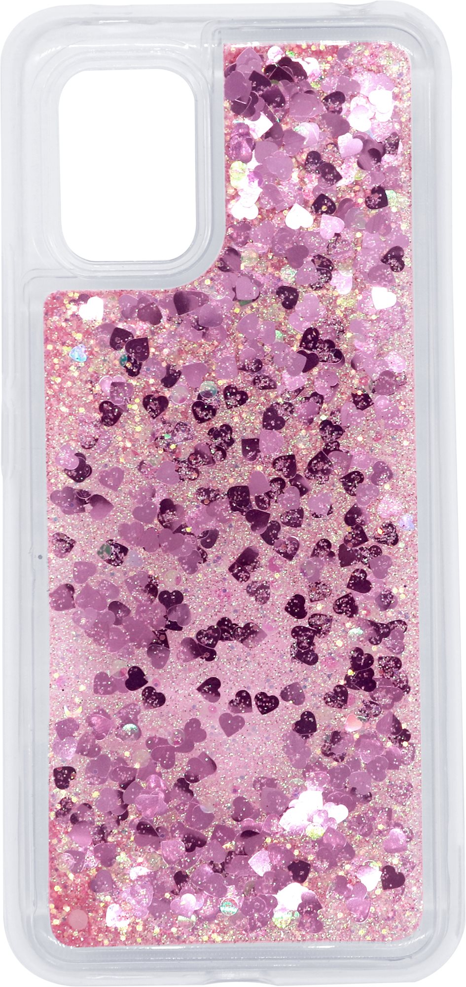 iWill Glitter Liquid Heart Case for Xiaomi Mi 10 Lite, Pink Phone...