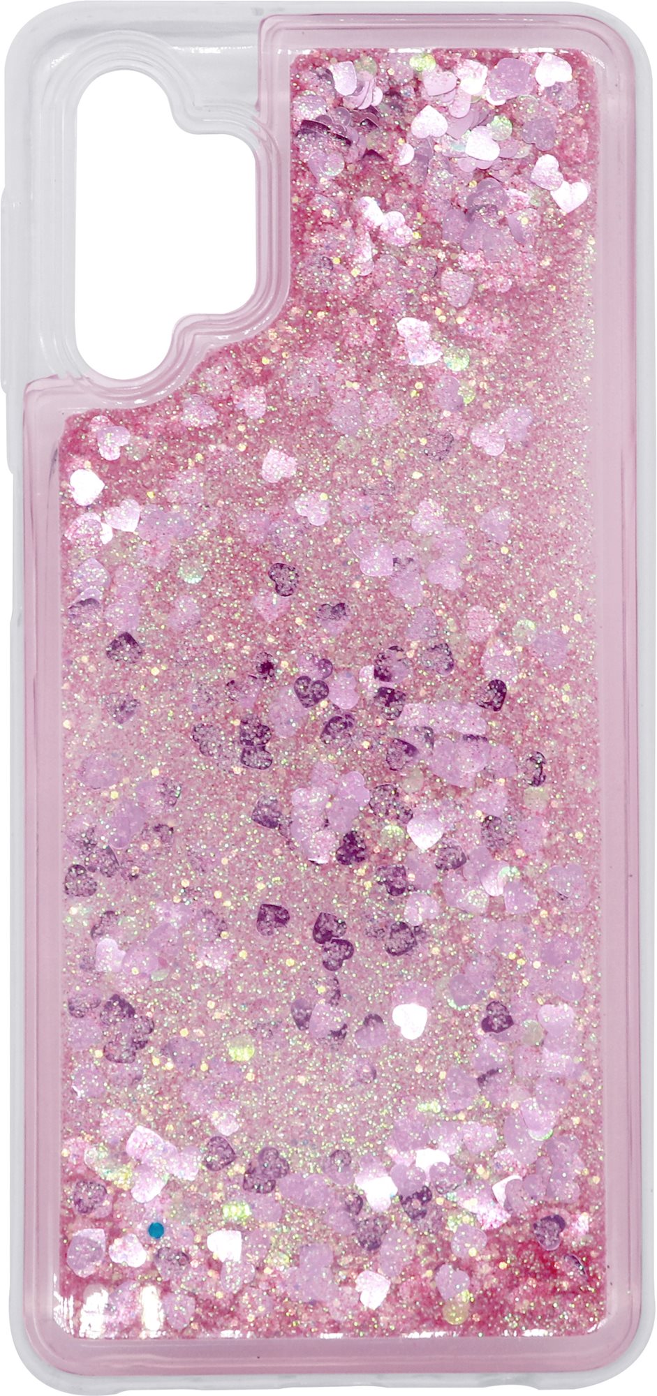 iWill Glitter Liquid Heart Case for Samsung Galaxy A32, Pink Phone...